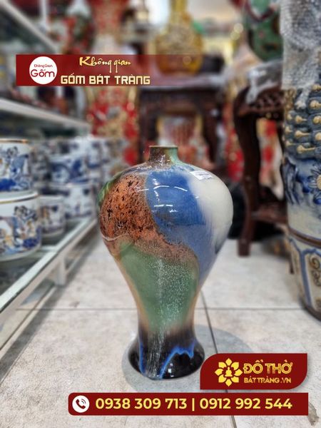 Mua bình hoa gốm sứ cao cấp chuẩn Bát Tràng ở đâu?