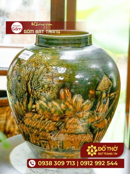Tổng hợp các mẫu lọ hoa gốm sứ chưng Tết cao cấp, sang trọng