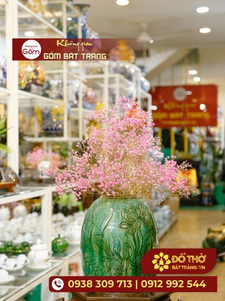 Tổng hợp các mẫu lọ hoa gốm sứ chưng Tết cao cấp, sang trọng