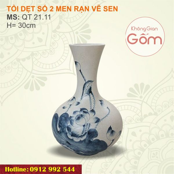 Bình hoa gốm bát tràng giá bao nhiêu? Mua ở đâu?