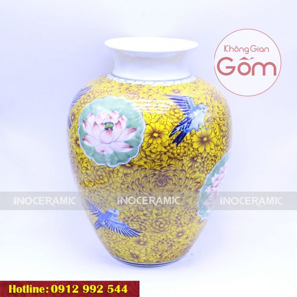 Bình hoa gốm bát tràng giá bao nhiêu? Mua ở đâu?