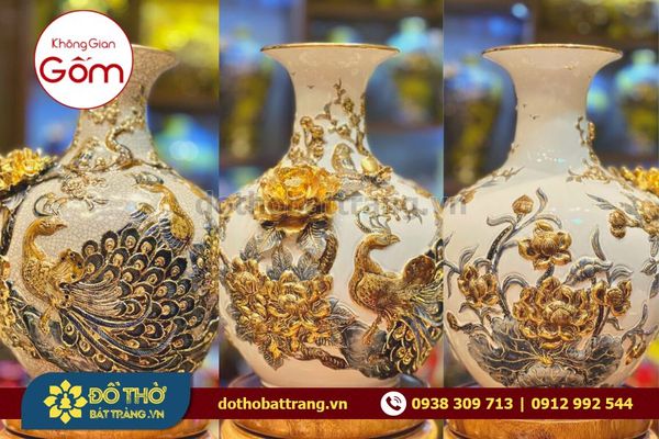 Mua bình hoa gốm sứ Bát Tràng sang trọng quận Tân Phú