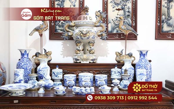 Đồ thờ gốm sứ giả cổ đẹp, giá rẻ, hàng chuẩn gốm sứ Bát Tràng cao cấp