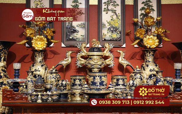 Đồ thờ gốm sứ giả cổ đẹp, giá rẻ, hàng chuẩn gốm sứ Bát Tràng cao cấp