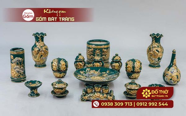 Đồ thờ gốm sứ giả cổ đẹp, giá rẻ, hàng chuẩn gốm sứ Bát Tràng cao cấp