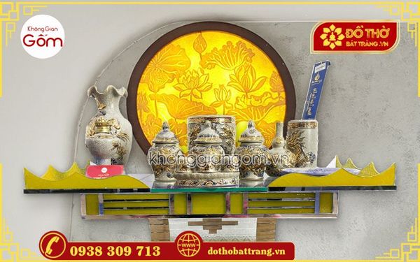 Kích thước bàn thờ treo tường chuẩn đẹp nhất