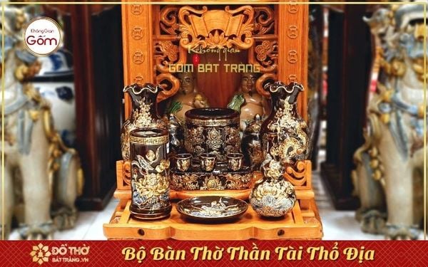 Top các mẫu bàn thờ Thần Tài đẹp mới nhất năm nay