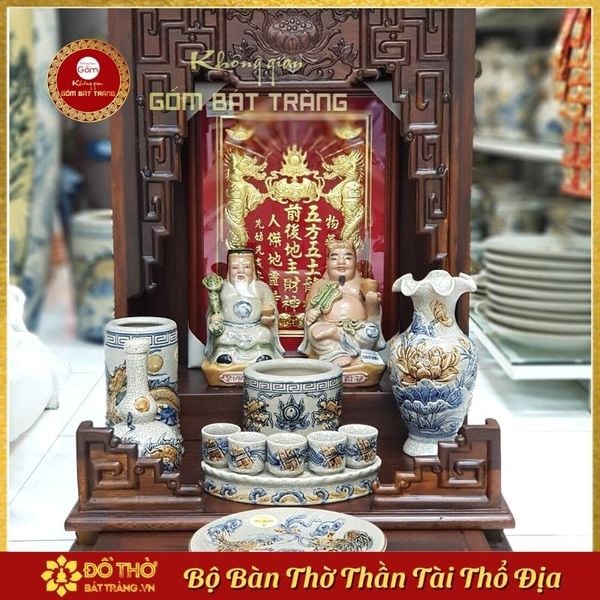 Đồ thờ cao cấp quận Bình Tân – Có nên mua đồ thờ gốm sứ Trung Quốc?