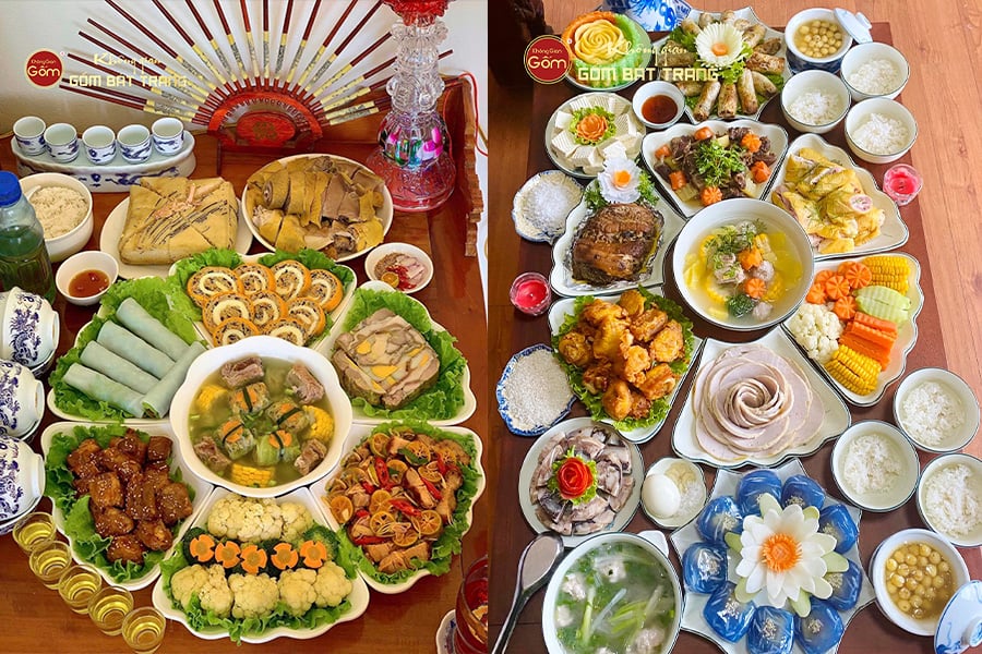 Bộ mâm cúng cơm