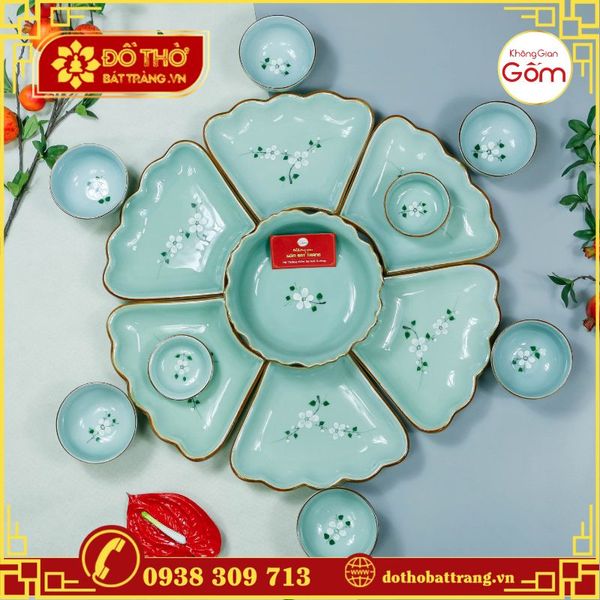 Bộ đồ ăn Hoa Mặt Trời – Tạo nên không gian thờ cúng độc đáo