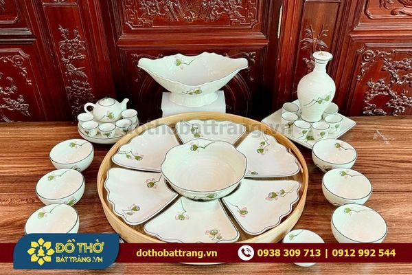 Tổng hợp các mẫu bát đĩa hoa mặt trời đẹp thờ cúng gia tiên ý nghĩa
