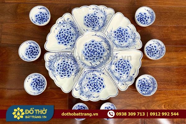 Tổng hợp các mẫu bát đĩa hoa mặt trời đẹp thờ cúng gia tiên ý nghĩa