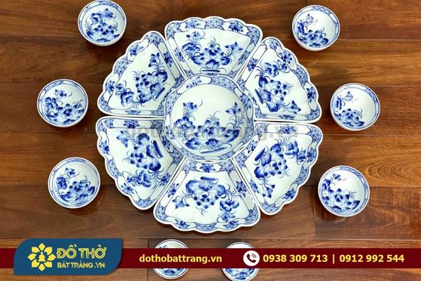 Tổng hợp các mẫu bát đĩa hoa mặt trời đẹp thờ cúng gia tiên ý nghĩa
