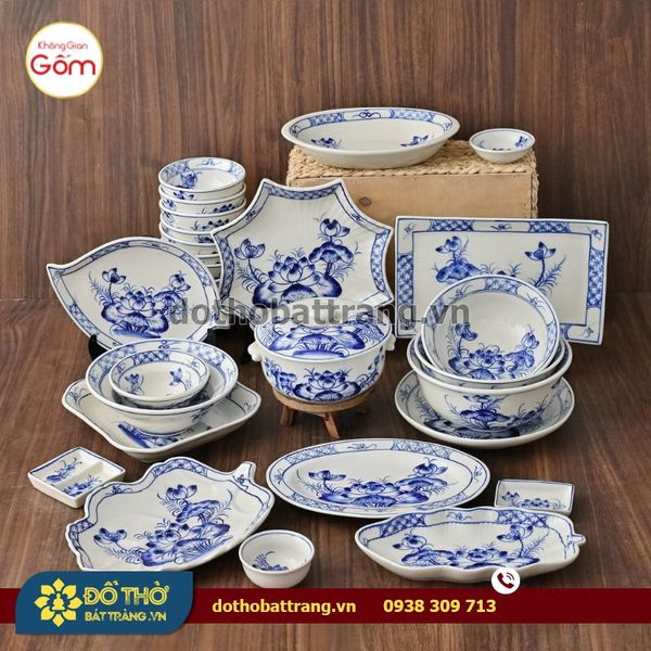 Mua bộ bát đĩa thắp hương Bát Tràng cao cấp tại TP. HCM