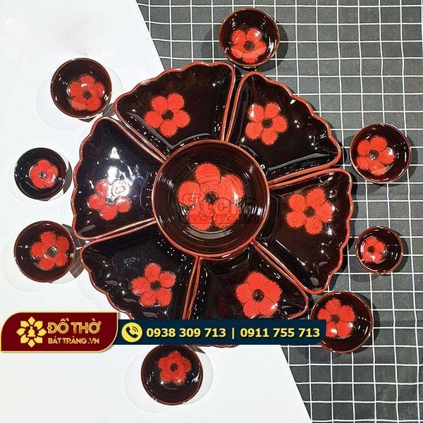 Mua bộ bát đĩa thờ cúng Bát Tràng ở đâu?