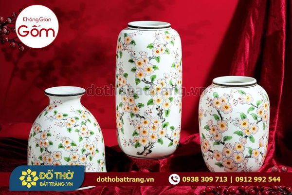 Quà tặng Tết – Các mẫu bình hoa gốm sứ đẹp tặng đối tác