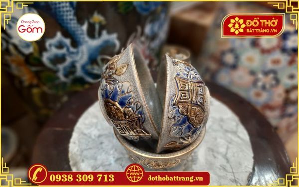 Bộ chén thờ Bát Tràng – Vật dụng không thể thiếu trên bàn thờ