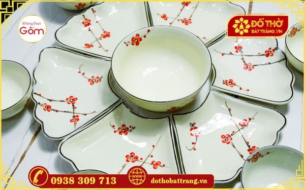 Bộ đồ ăn Hoa Mặt Trời – Tạo nên không gian thờ cúng độc đáo
