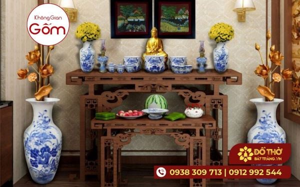 Khám phá đồ thờ tượng Phật trong không gian thờ cúng