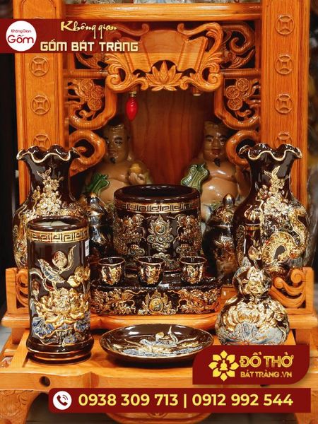 Những bộ đồ thờ cơ bản cần phải có trên bàn thờ Thần Tài