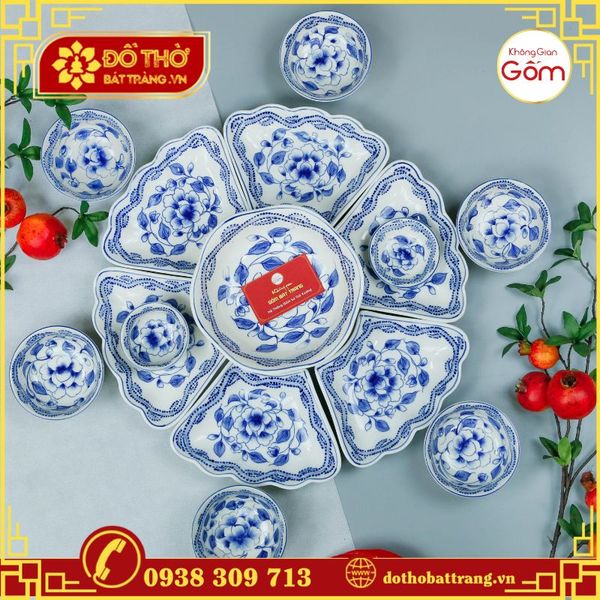 Gợi ý 5+ bộ bát đĩa, khay sứ cúng Tết Đoan Ngọ