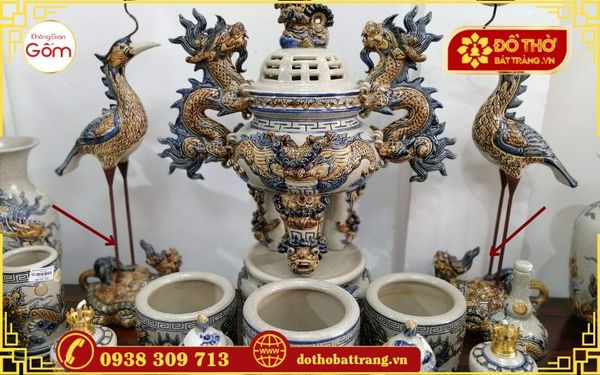 Linh vật rùa trên đồ thờ Bát Tràng có ý nghĩa gì?
