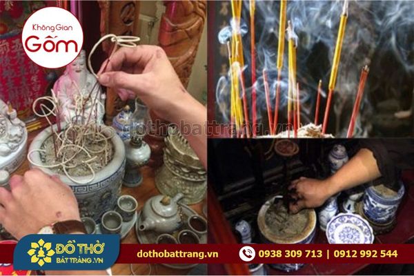 Tại sao phải dùng tro bốc bát hương Thần Tài?