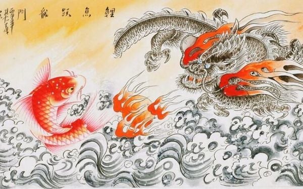 Cá chép vượt vũ môn – Giải mã bí ẩn phong thủy