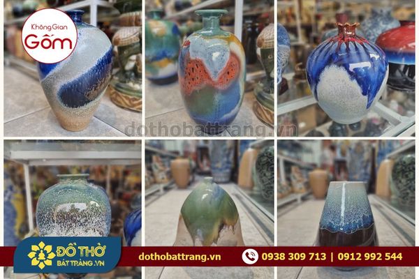 Lựa chọn các loại bình hoa gốm sứ sang trọng chưng Tết