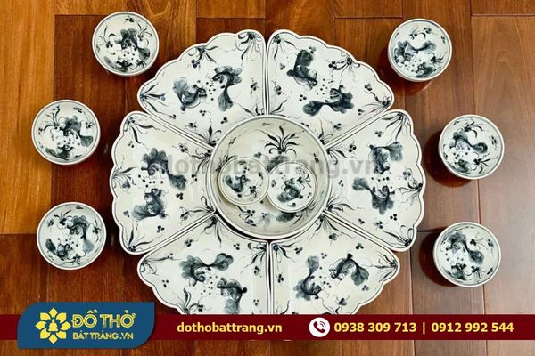 Tổng hợp các mẫu bát đĩa hoa mặt trời đẹp thờ cúng gia tiên ý nghĩa