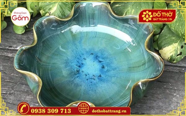 Chi tiết về chậu tắm Phật A Di Đà gốm sứ Bát Tràng