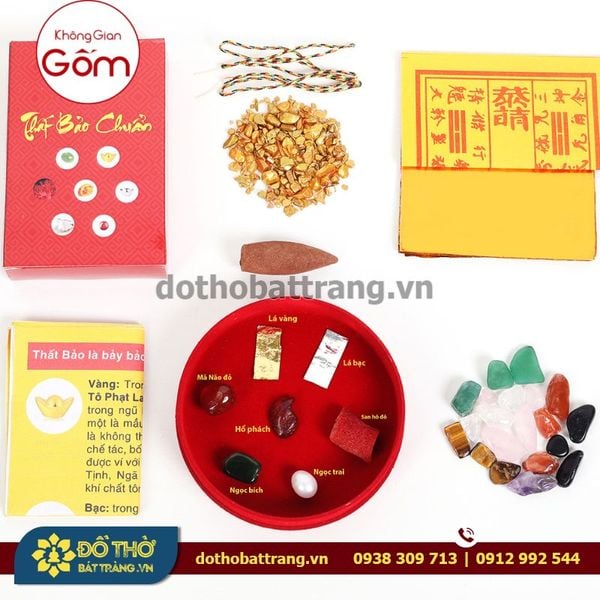 Cốt thất bảo là gì? Công dụng của thất bảo trong cốt bát hương