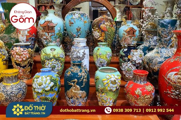 Mẫu bình hoa gốm sứ đẹp – Quà tặng Tết ý nghĩa