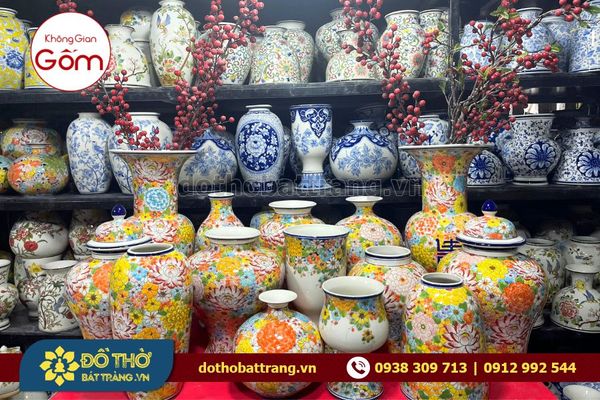 Mê mẩn trước những lọ hoa gốm sứ đẹp trang trí nhà cửa