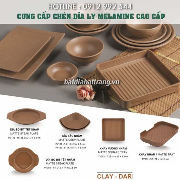 Bát đĩa nhựa Melamine mua ở đâu? Giá bán bao nhiêu tiền tại Hà Nội?