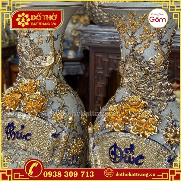 Hoa văn cuốn thư trên đồ thờ Bát Tràng có ý nghĩa gì?