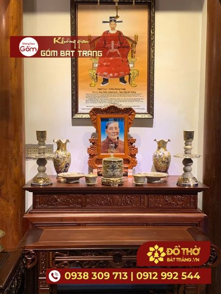 Trang trí đồ thờ cúng gia tiên mang ý nghĩa phong thủy đại cát