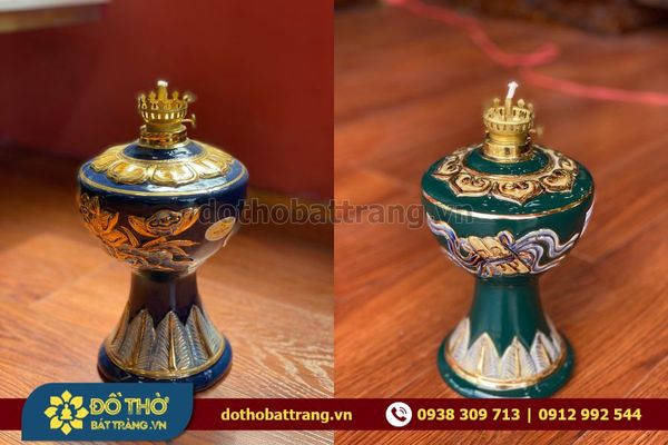 Mua đèn dầu thờ Bát Tràng cao cấp tại TPHCM