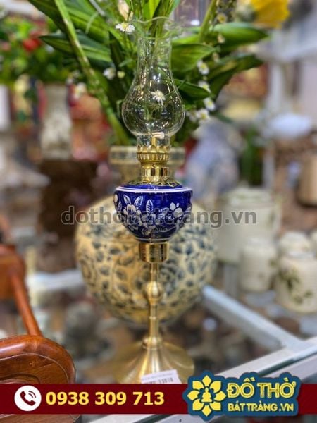 Mua đèn dầu thờ Bát Tràng cao cấp tại TPHCM