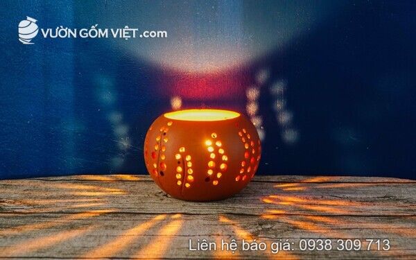 Nhà cung cấp đèn gốm đỏ trang trí sỉ và lẻ tại TpHCM
