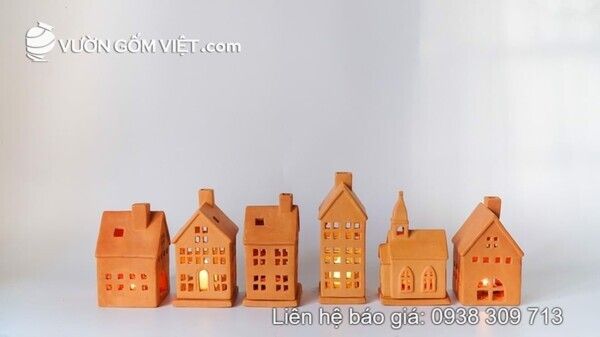 Nhà cung cấp đèn gốm đỏ trang trí sỉ và lẻ tại TpHCM