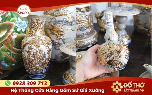 Địa chỉ mua bộ đồ thờ Bát Tràng tại HCM chính gốc làng nghề