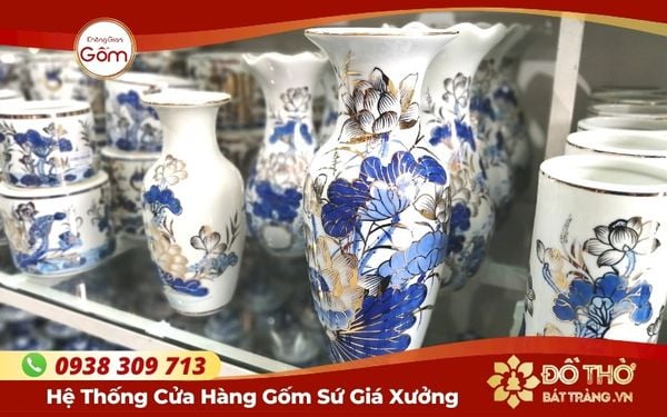 Địa chỉ mua bộ đồ thờ Bát Tràng tại HCM chính gốc làng nghề