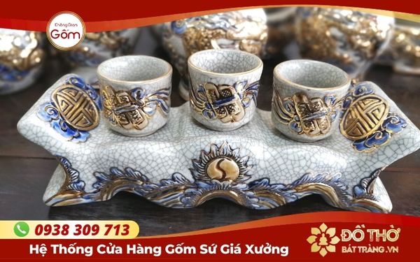 Địa chỉ bán bộ đồ thờ gia tiên Bát Tràng HCM – Đồ thờ gốm sứ cao cấp