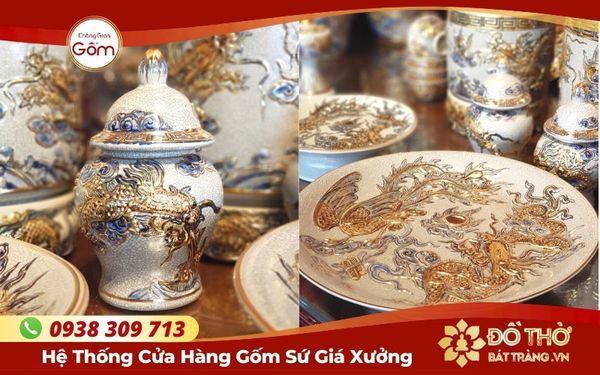 Địa chỉ mua bộ đồ thờ Bát Tràng tại HCM chính gốc làng nghề