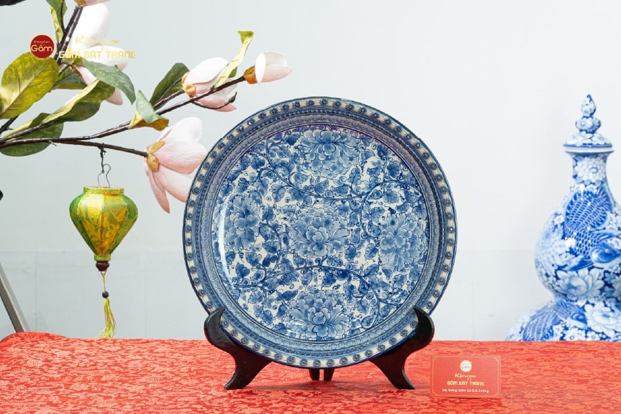 Đĩa Trưng Bày Liên Hoa Cát Tường