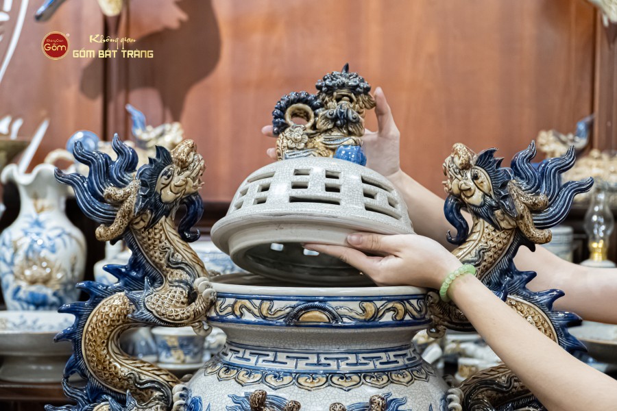 Đỉnh Hương Thờ Men Rạn