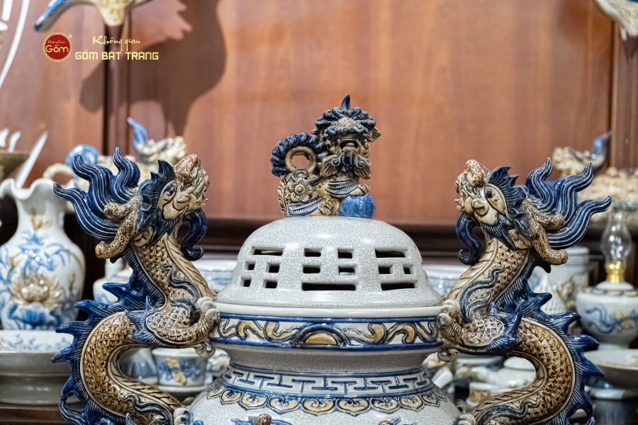 Đỉnh Hương Thờ Men Rạn