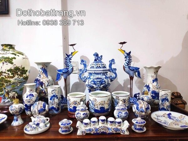 Đồ thờ gốm sứ giả cổ đẹp, giá rẻ, hàng chuẩn gốm sứ Bát Tràng cao cấp