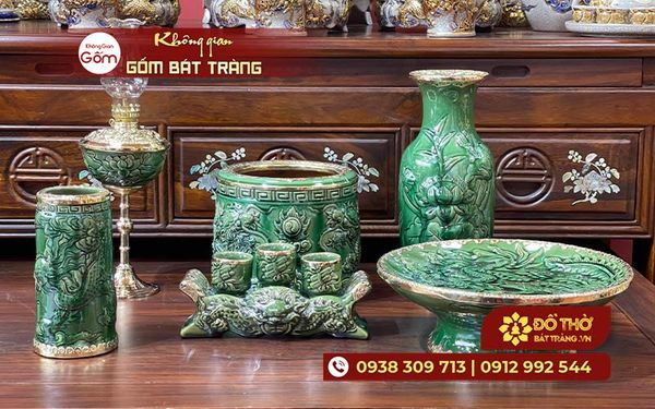 Các yếu tố tạo nên chất lượng bộ đồ thờ Bát Tràng